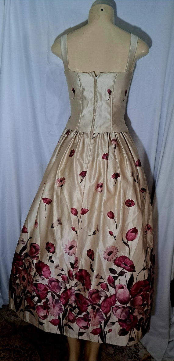 Vintage Scott McClintock Formal Gown Dress Champa… - image 5
