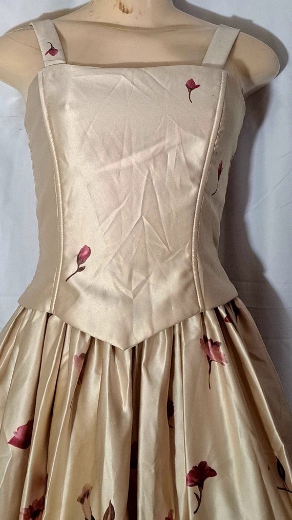 Vintage Scott McClintock Formal Gown Dress Champa… - image 3