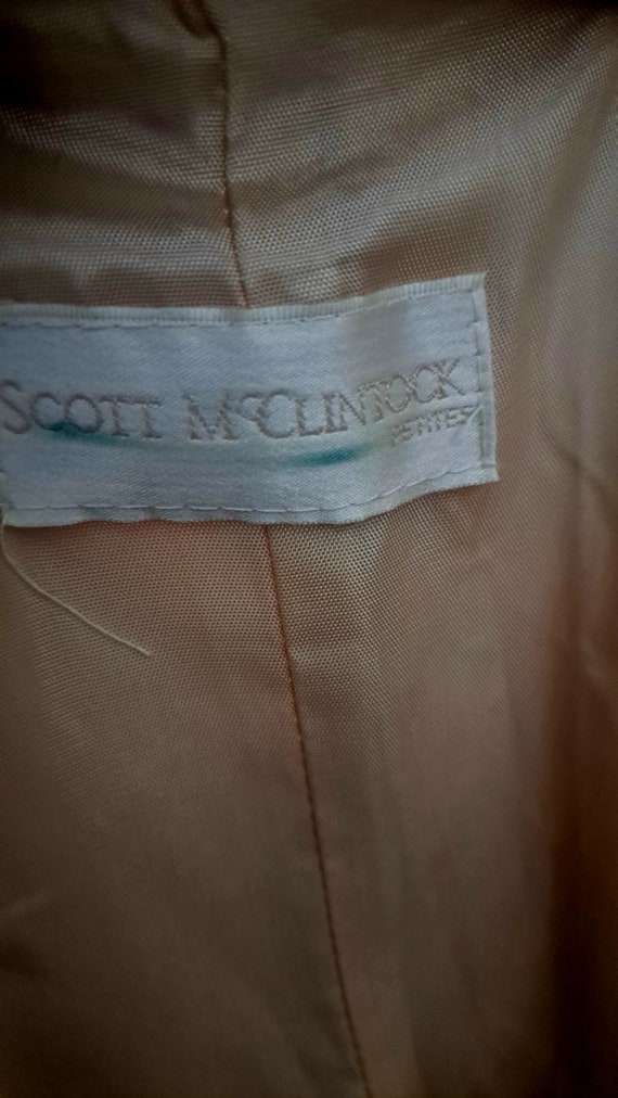 Vintage Scott McClintock Formal Gown Dress Champa… - image 7