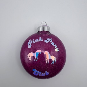 Pink Pony Club Ornament, Chappell Roan Ornament, I'm Gonna Keep On Dancing, Midwest Princess 2024 Tour, Pride Music, Pride Ornament