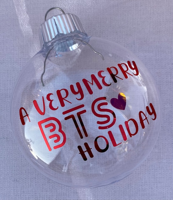 A Very Merry BTS Holiday Ornament Etsy UK