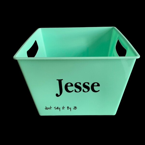 Custom Storage Bin Etsy