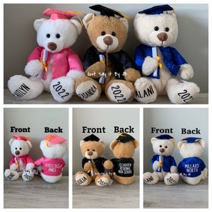 7 Inch Graduation Teddy Bear, 2023 Graduation Bear, Plush Graduation Bear, Graduation Bear, Graduation Gift 2023, Senior 2023, Senior Gift