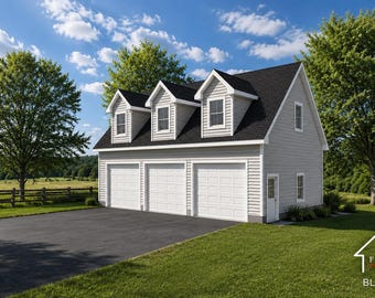 3 DR - Garage - Dormers
