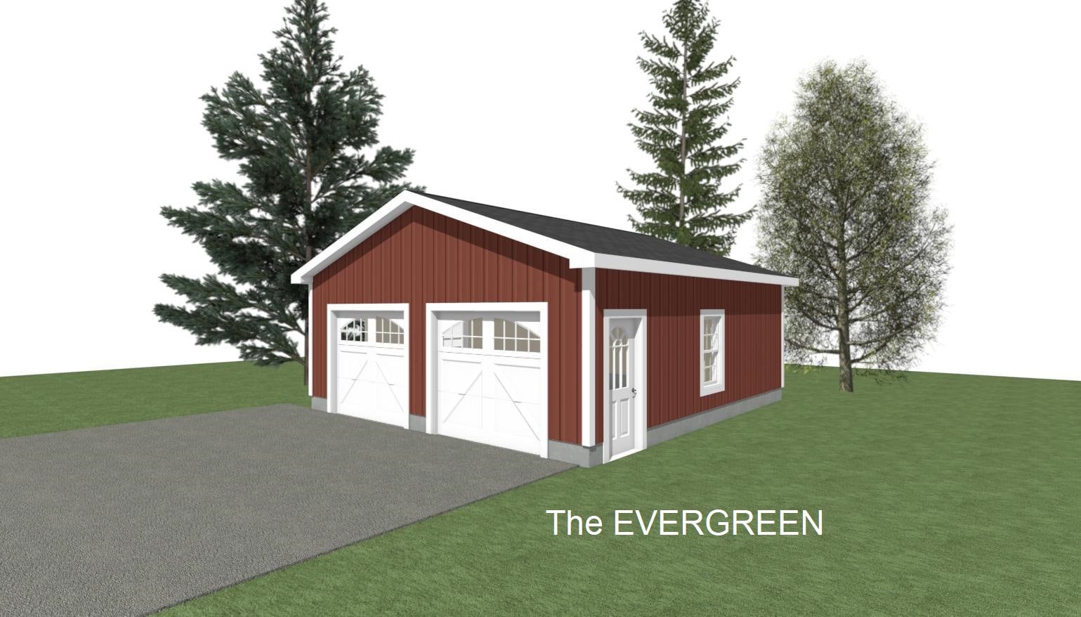 2-car Garage Plans: 24 X 26 Ft, 9' Wall (digital Download) - Etsy, image size:1539x878