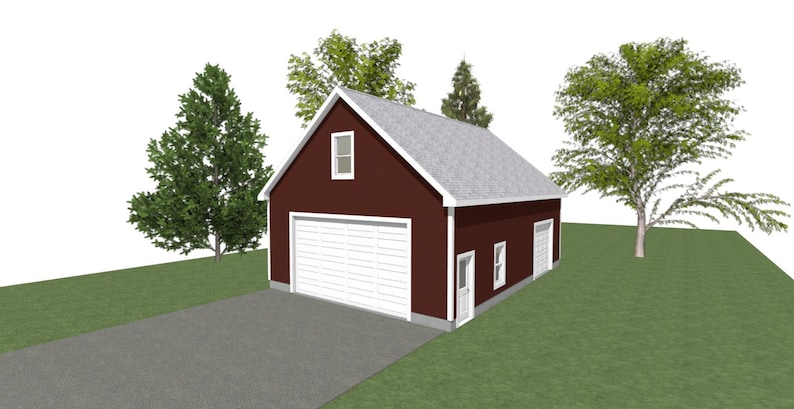garage-plans-28-x-40-2-car-1-door-garage-plans-12-wall-10-12-with