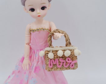 sac pour poupée, sac de madame, sac à main pour barbie, sacs à main de poupée, sac fait main de poupée 1/6 Bjd
