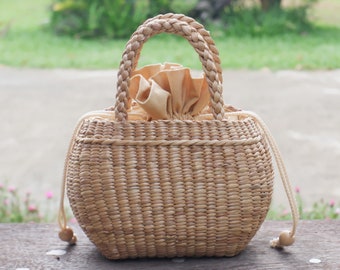 Straw bag, Monogram straw bag, Welcome bag, Straw tote bag, Straw beach bag, Beach bag, Seagrass bag, Vacation bag, Mini straw bag