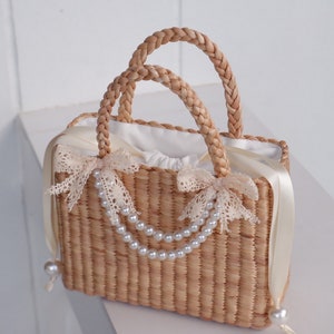Luxury beaded Bridal Faux Pearl Clutch, Pearl Wedding Bag, Bridal Shower Gift,  Bridal Clutch