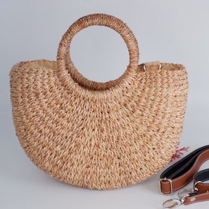 Bolsa de palha, festa de noiva, sacola de casamento, bolsa de ervas marinhas, bolsa de palha com zíper, cesta de ervas marinhas, presente de noivado para noiva