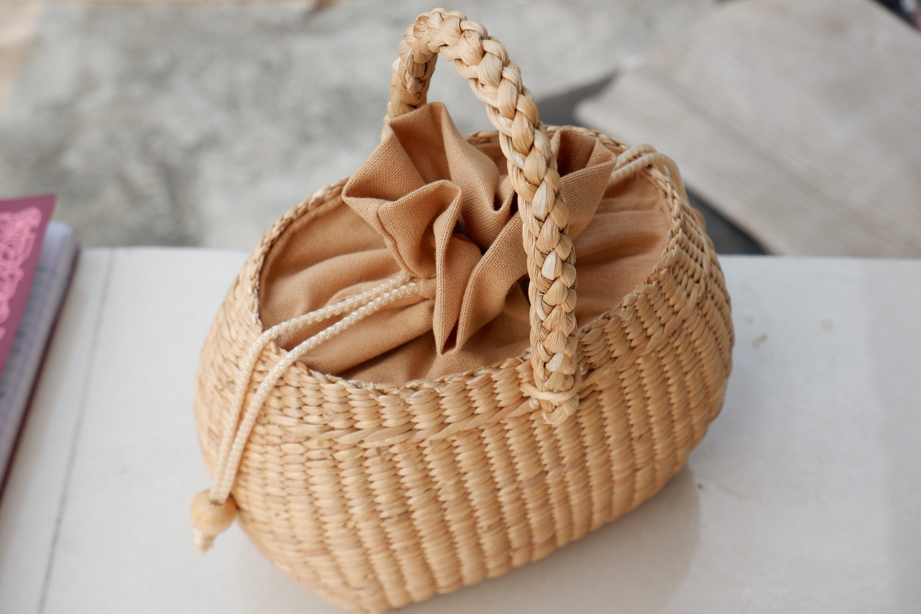 バッグ vintege Flower wicker basket bag 81hEAqaCDgL._UF894,1000_QL80_.jpg