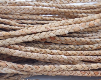 5mm Braided Water Hyacinth Rope: Natural Raffia Cord, DIY Crafts