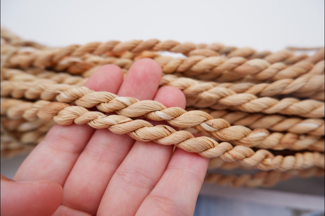 10 Mm Rope Twisted Water Hyacinth Cord Natural Water Etsy UK