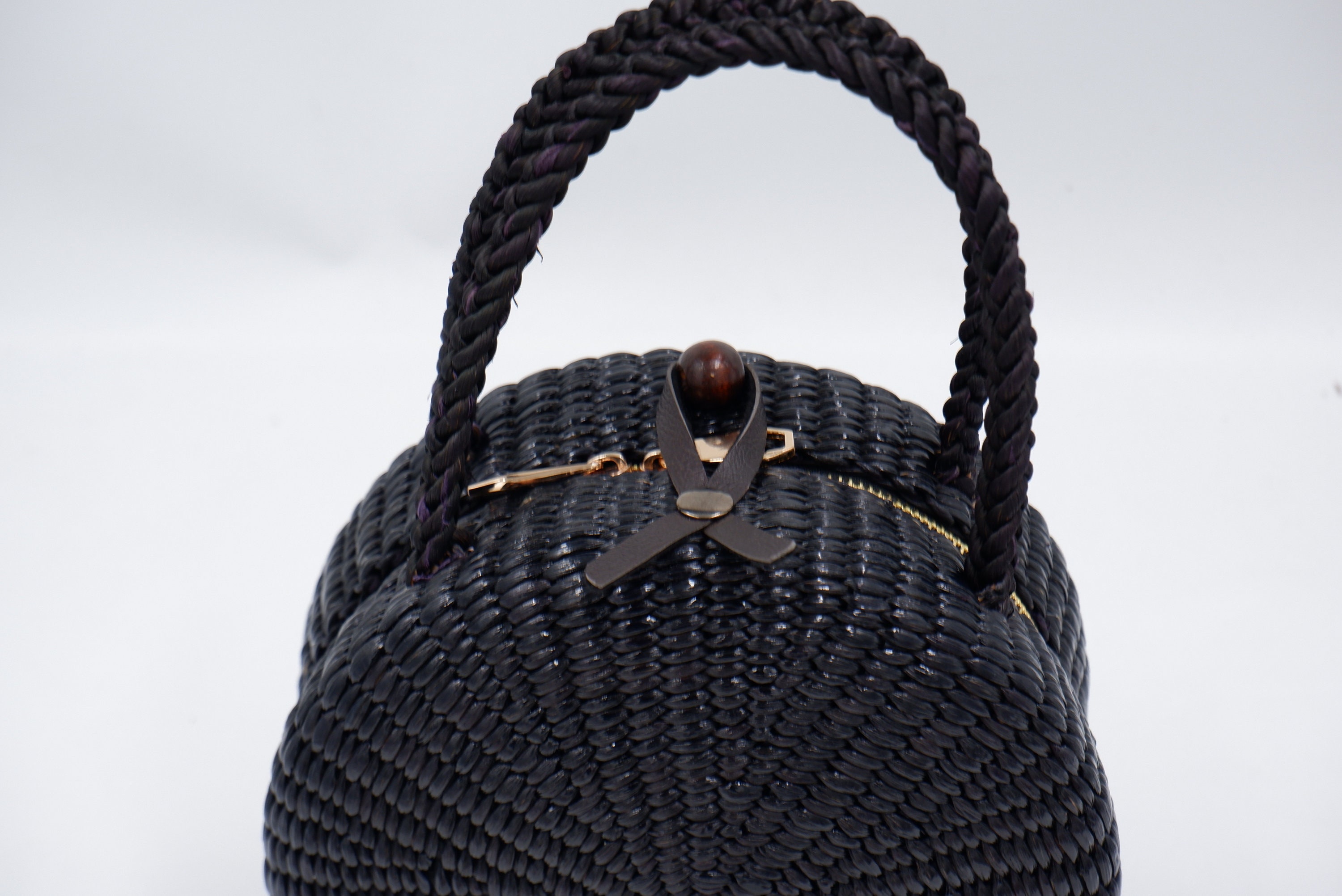 Black basket purse deals