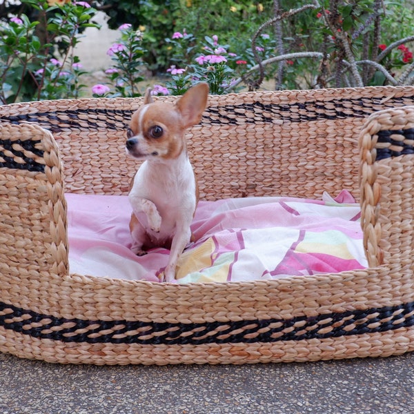 Extra Large Dog Bed, Large Dog Bed, Small Dog Bed, Puppy, Handwoven Dog Basket, Basket For Dogs, Handmade Dog Bed, Pet Bed