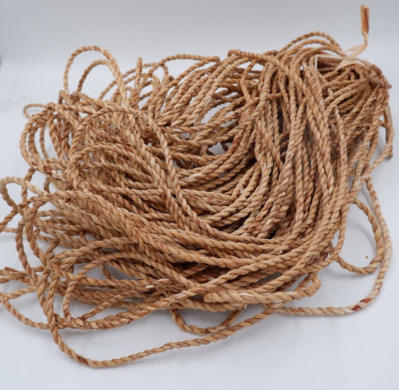 5mm Twisted Rope , Natural Water Hyacinth Rope, Decorating Weddings