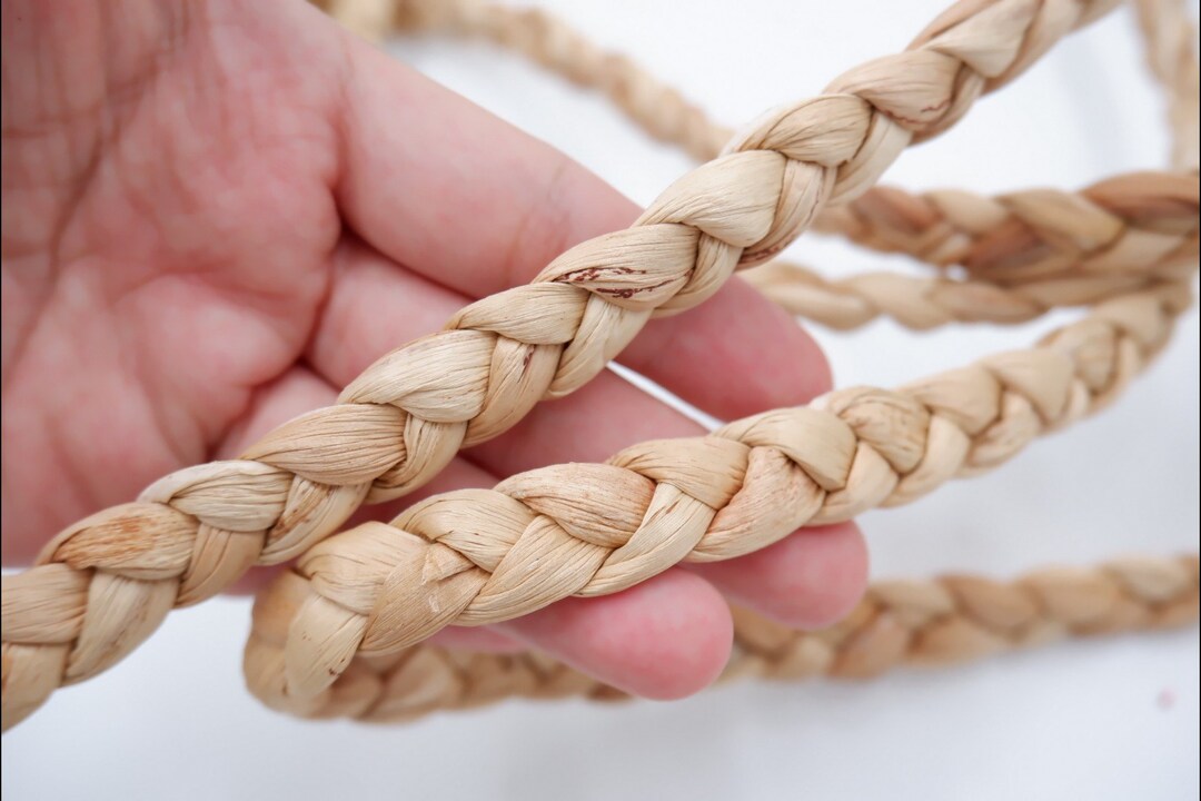 12mm Natural Water Hyacinth Rope, 1/2 Inches Water Hyacinth Rope