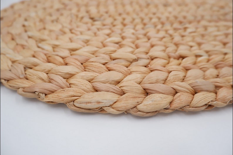 Oval Natural Placemats Sets Straw Wicker Placemats Woven Etsy