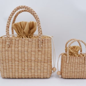 Water Hyacinth Mommy and Me Matching Bags Set