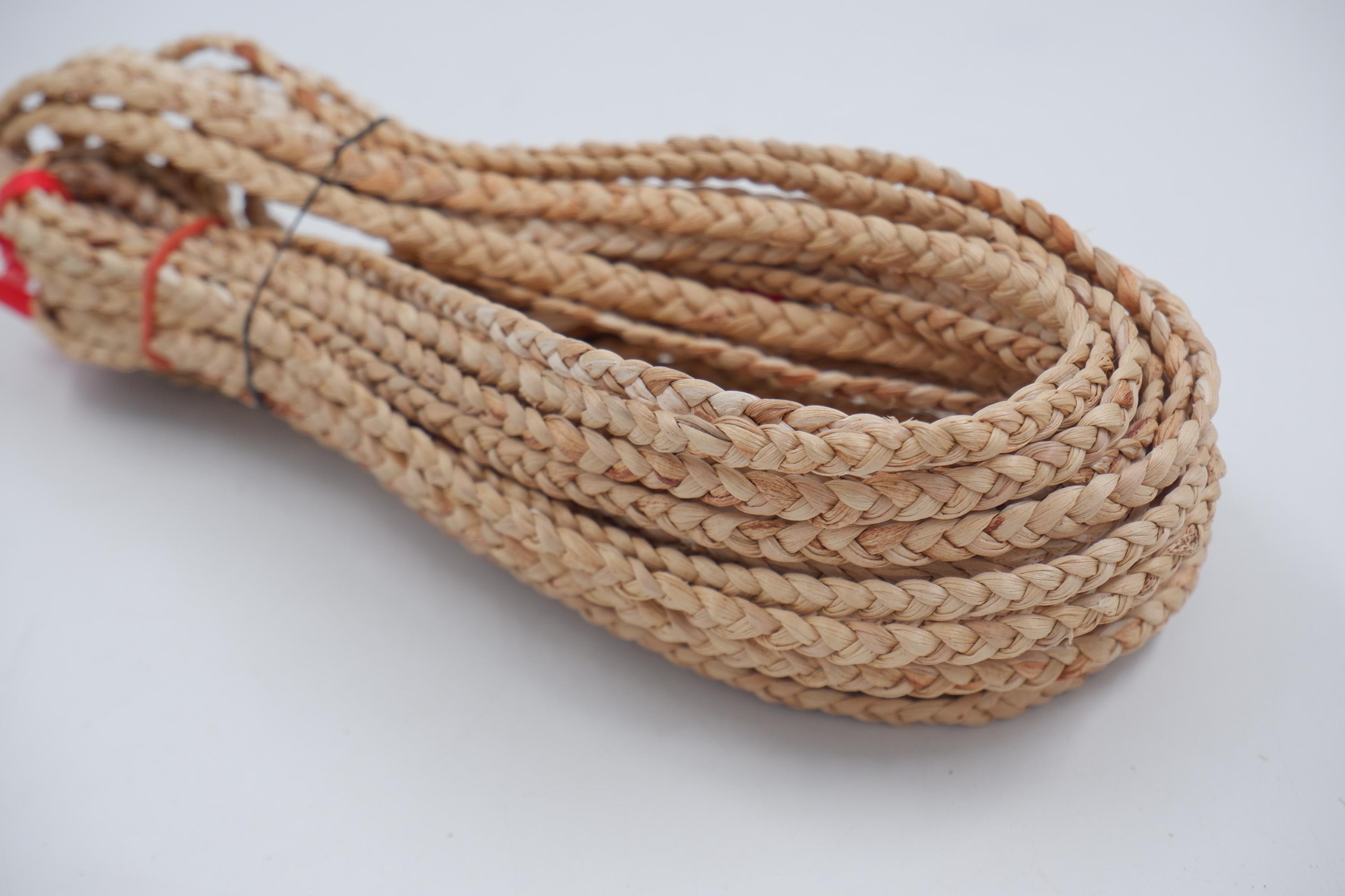 5mm Braided Water Hyacinth Rope: Natural Raffia Cord, DIY Decor - Etsy ...