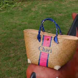 Monogramm Strandtasche, Luxus Bachelorette Party, Brautparty Geschenke, personalisierte Geschenke, Brautjungfern Tasche, große Strandtasche, Hawaii