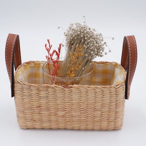 Small Basket, Storage Baskets, Small Basket for Storage, Woven Seagrass Basket, Boho Woven Tray image 1