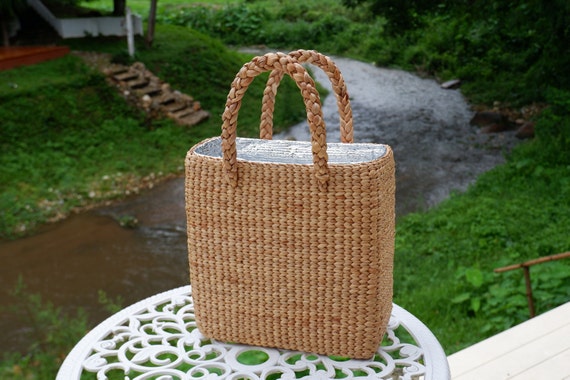 Wicker wine tote best sale