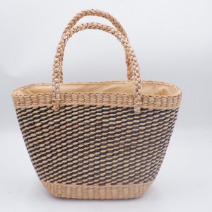 Beach Basket bag, Straw Bag, Tote Beach Bag, Beach Bag for Women, Boho Basket, Summer Bag, Bag with Zipper, Boho Tote Bag, Straw Purse