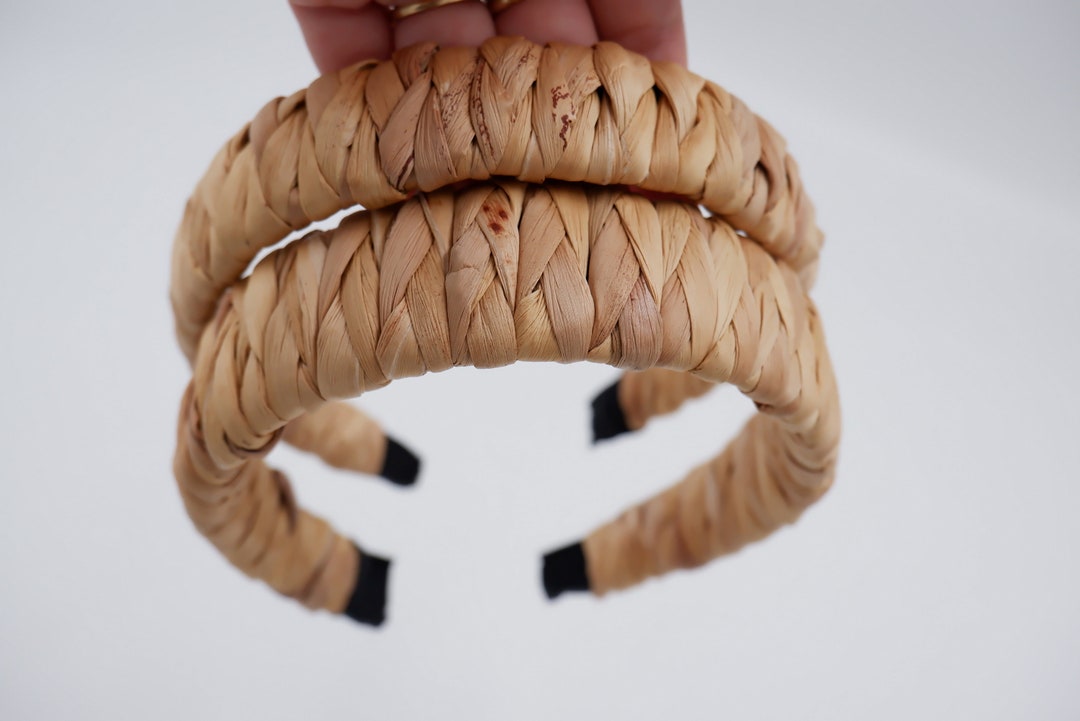 Straw Weaving Headband Bohemian Bride Headband Headband for Etsy