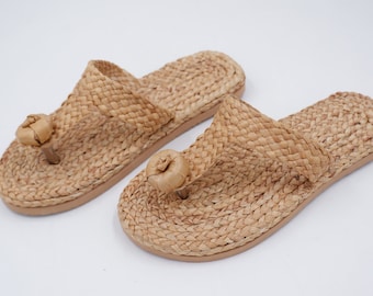 Water Hyacinth Beach Sandals: Women's Bachelorette Party Slippers
