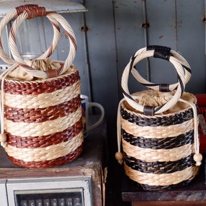 Stroh Bucket Bag, Boho Handtasche, Mini Bucket Bag, Strand Stroh Bucket Bag, Geschenke für Sie