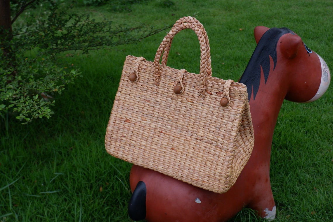 X Large Basket Large Wicker Bag Tote Bag for Summer Etsy