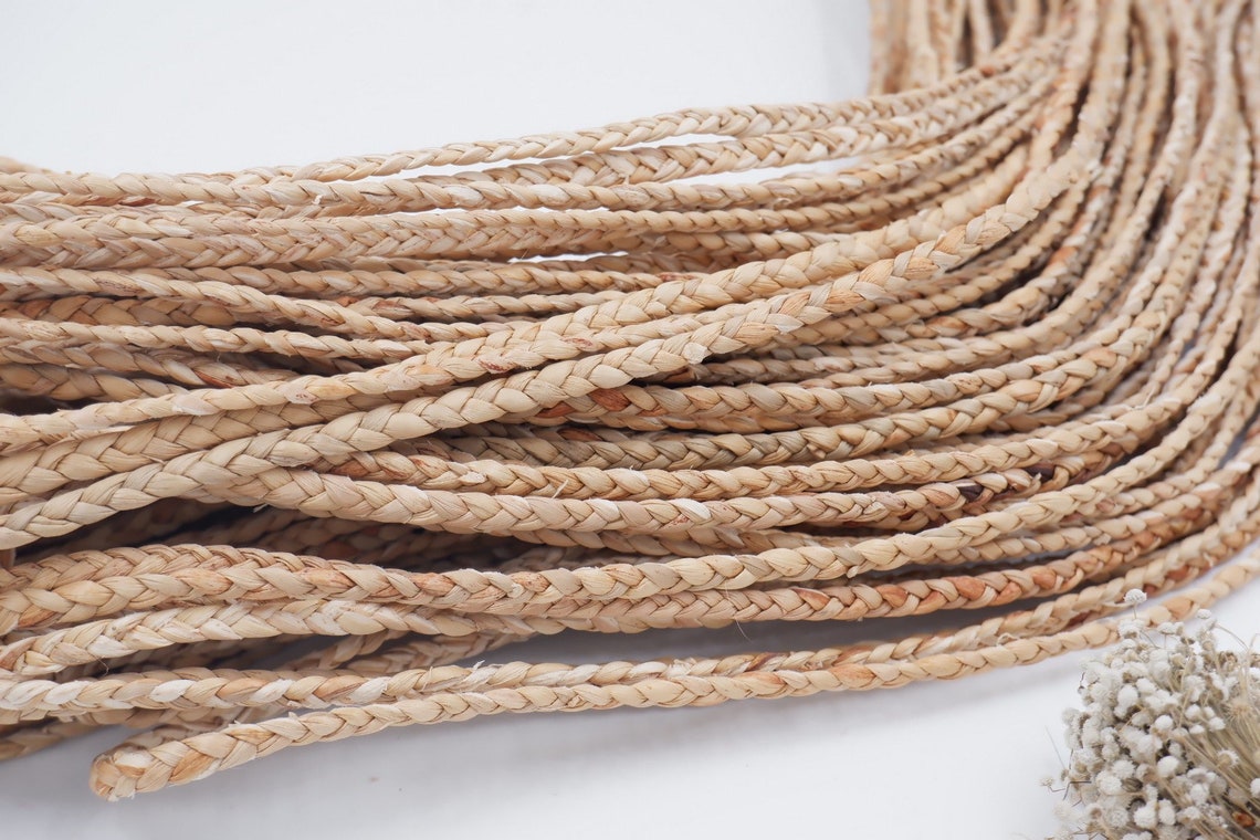 5mm natural water hyacinth rope / Braided Rope / Wrapping Etsy