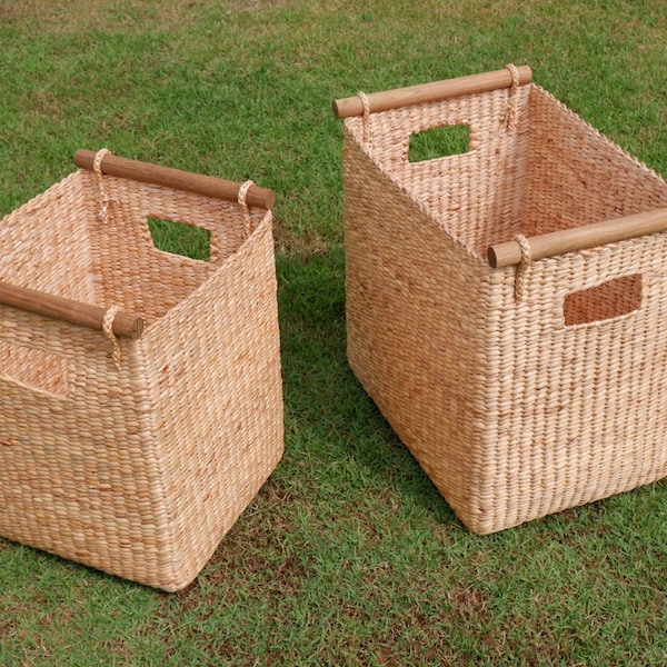 Large Woven Baskets Etsy