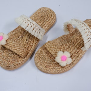 sandals women, bridal slipper, bohemian slippers, beach slippers, hotel slippers, straw sandals, greek bridal, raffia shoes