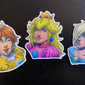 Pacchetto adesivi per mario principessa