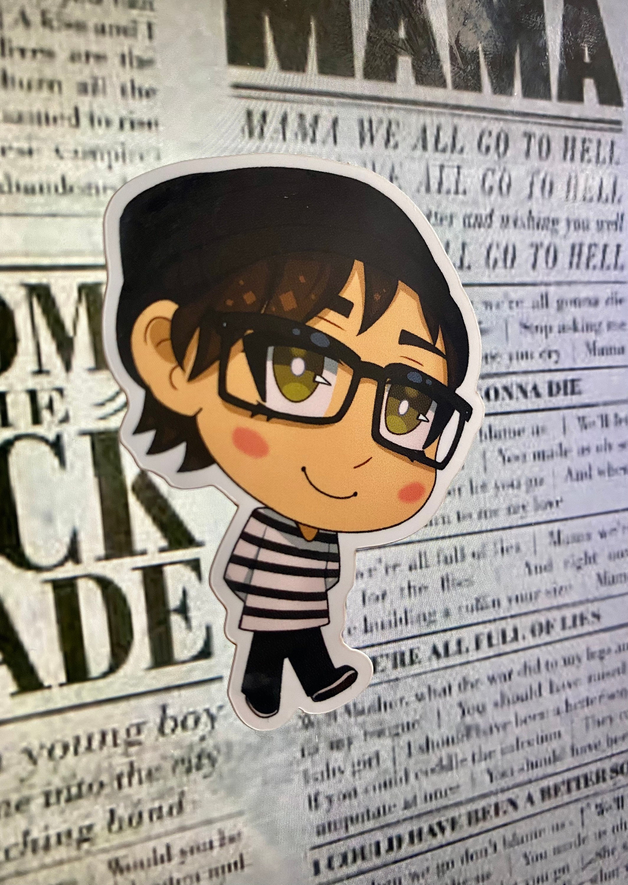 Mcr Chibi Sticker Pack - Etsy, image size:2128x3000