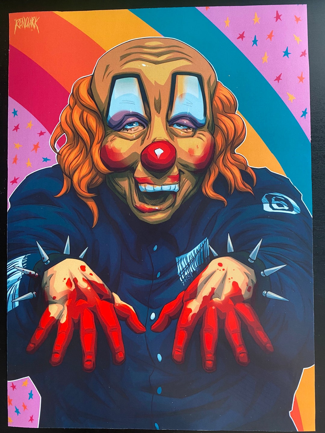 Slipknot Clown A4 Print - Etsy