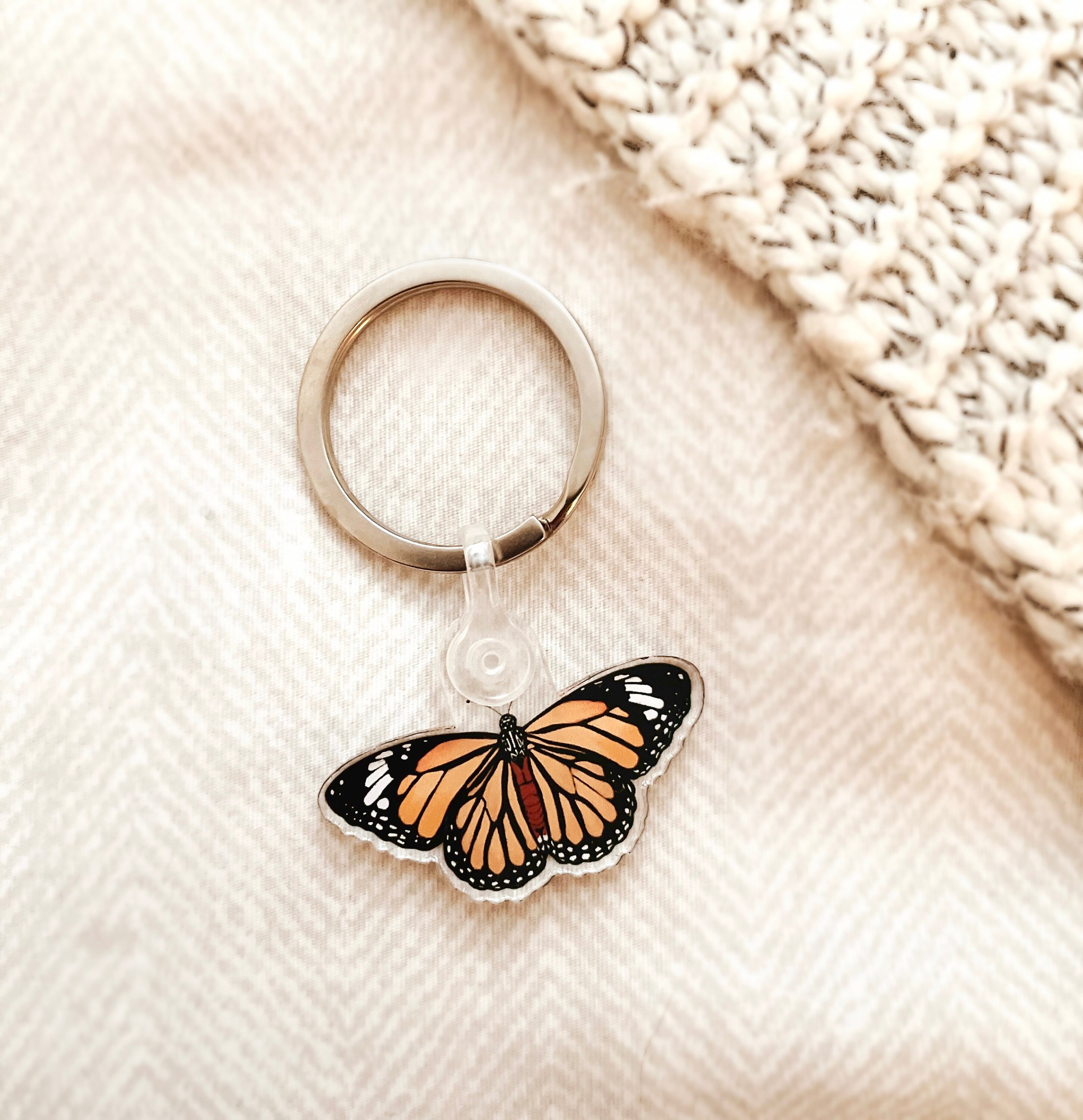 Butterfly Keychain - Etsy