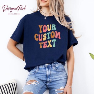 Sweat-shirt personnalisé avec texte et logo rétro unisexe, taille 4XL, style vintage, T-shirt personnalisé avec texte, taille 3XL, créez votre sweat-shirt à capuche, P1 image 8