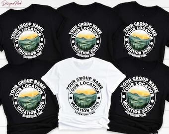 Family Camping Shirt: Custom Vacation Group Tee, M72
