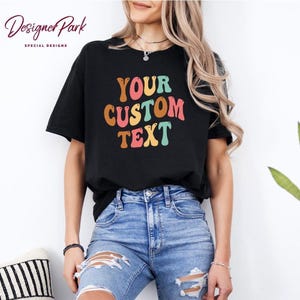 Sweat-shirt personnalisé avec texte et logo rétro unisexe, taille 4XL, style vintage, T-shirt personnalisé avec texte, taille 3XL, créez votre sweat-shirt à capuche, P1 image 4