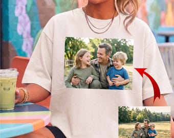 Comfort Colors® Custom Photo Shirt, Personalized Shirt With Photo, Custom Picture T shirt, Family Photo Tee, Your Photo Sweatshirt