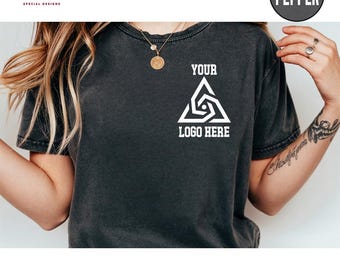 Custom Logo Shirts, Personalized Logo Shirt, Custom Design Shirt, Custom Text Shirt, Your Business Logo or Brand Logo Shirt, Team Logo Shirt