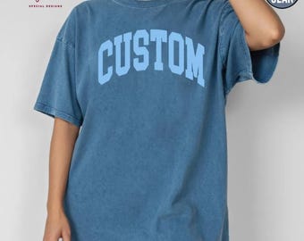 Custom Glow in the Dark Shirt: Comfort Color Sweatshirt, P8