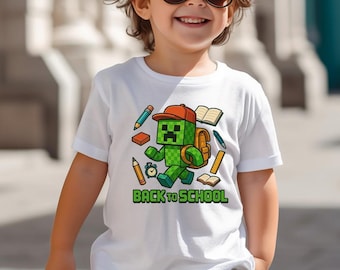 Gamer Back To School Shirt, Happy First Day School Toddler Tee, T37