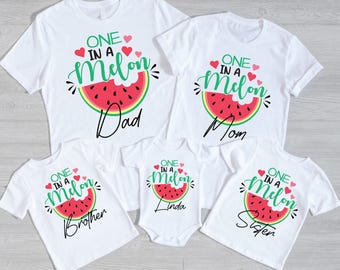 Birthday Melon Shirts: Custom Watermelon Tees - Summer Party Style, B35