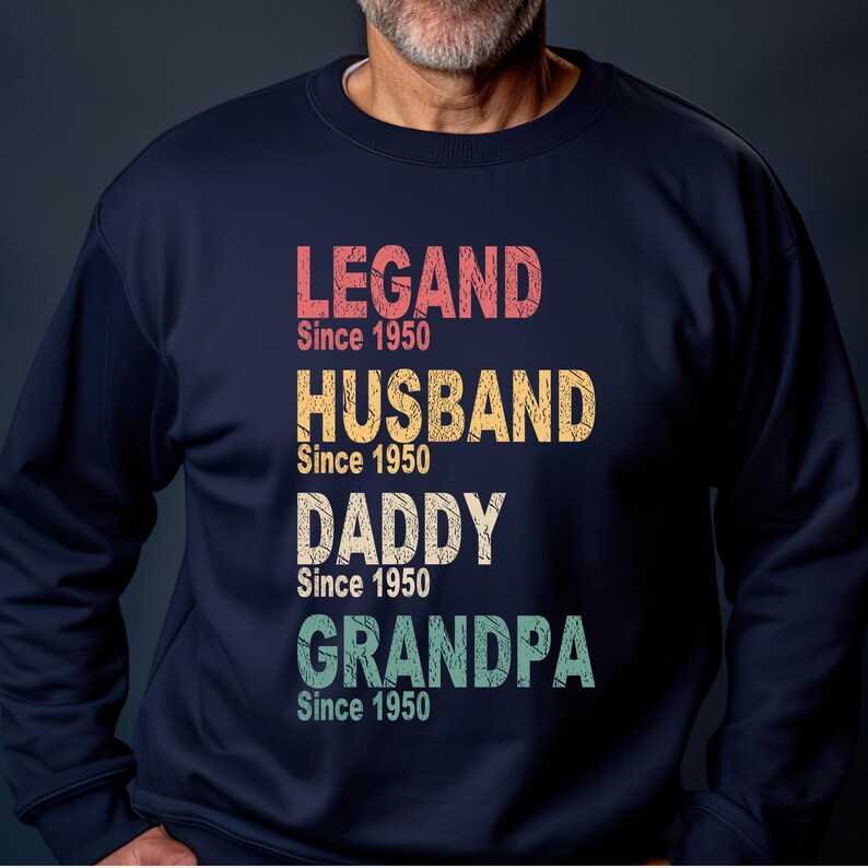 Custom Legend Husband Daddy Papa Shirt, Fathers Day Shirts, Personalized Bday Husband Dad Granddad Tshirt, Customized Gift For Grandpa, A1 afbeelding 2