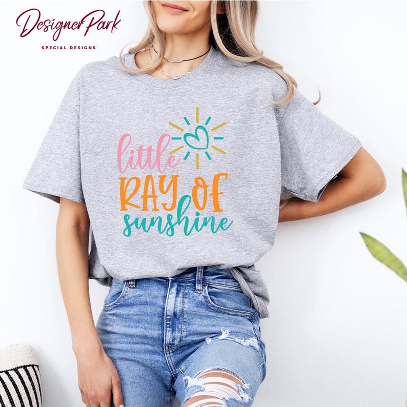 Little Ray of Sunshine Kids Shirt, Summer Kids Shirt Vacation Crewneck