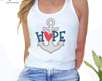 Summer Hope Anchor Shirt, Anchor Shirt, Have Hope, Christian Gifts, Marine Shirt, Summer Sweatshirt Beach, Hymn Hoodie, Faith Based Tee, S13